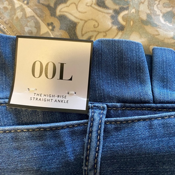 00Long White House Black Market paper bag denim - Picture 3 of 3